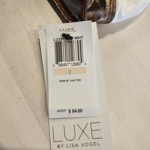 LUXE Bikini top NWT sz 2 - Picture 6 of 6